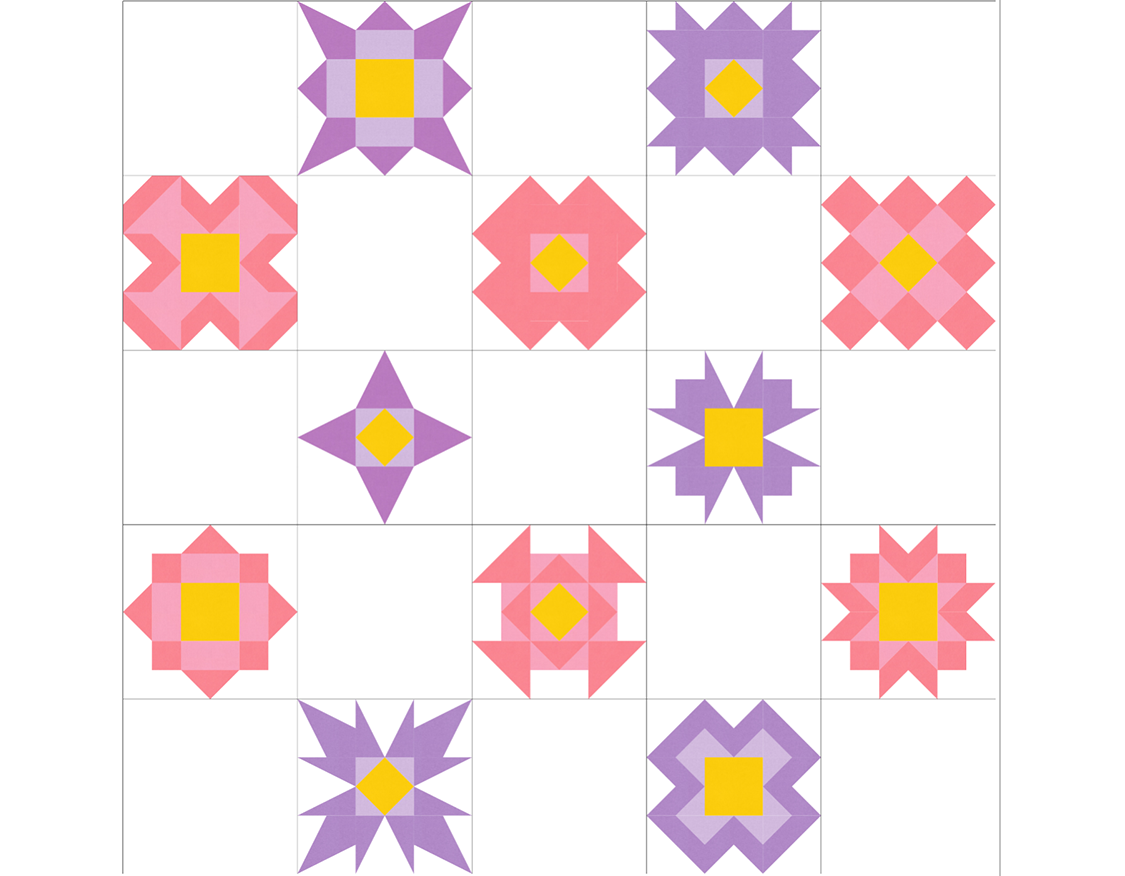 Petals - Block of the Month Finishing