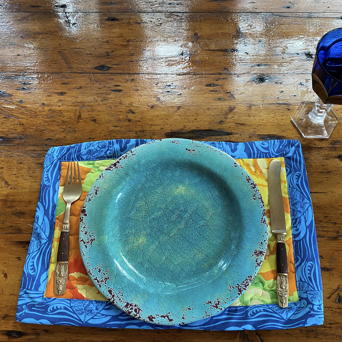 How to make up-cycled unique placemats