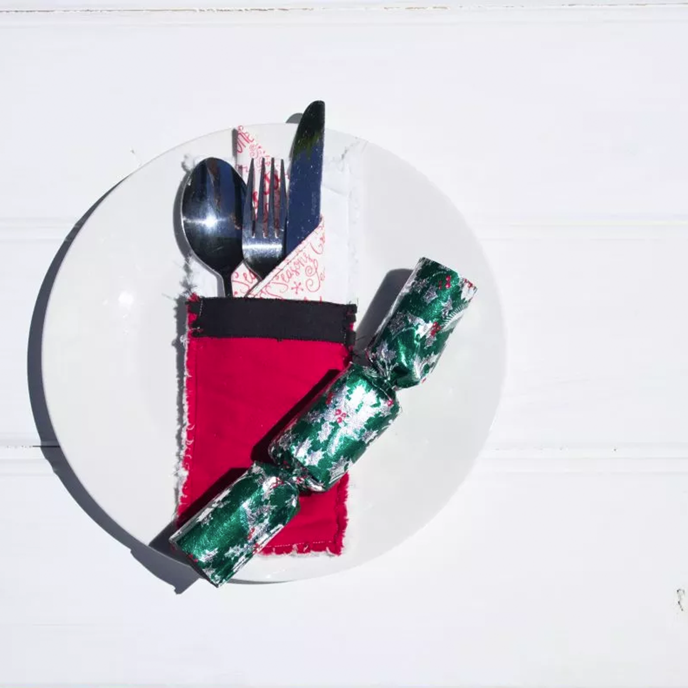 Santa Cutlery Holder