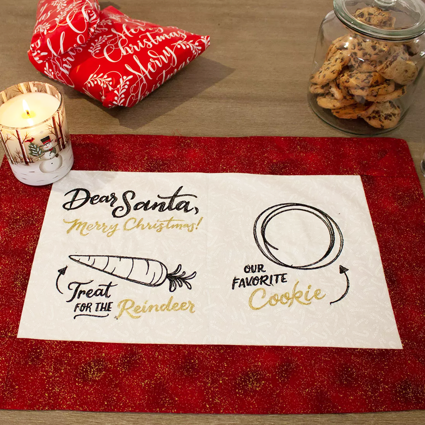 Santa Snack Placemat