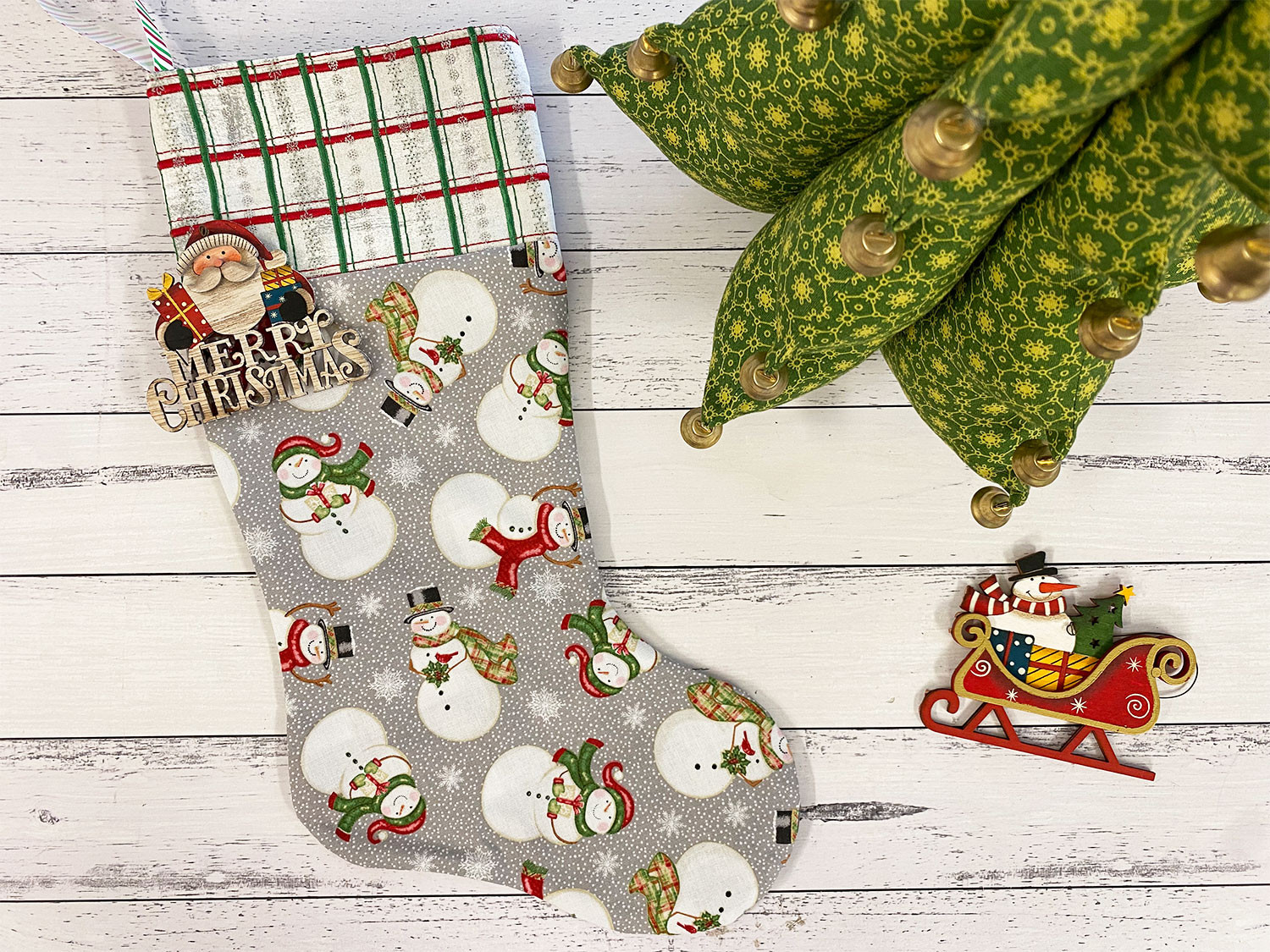 How to Make a Santa Stocking