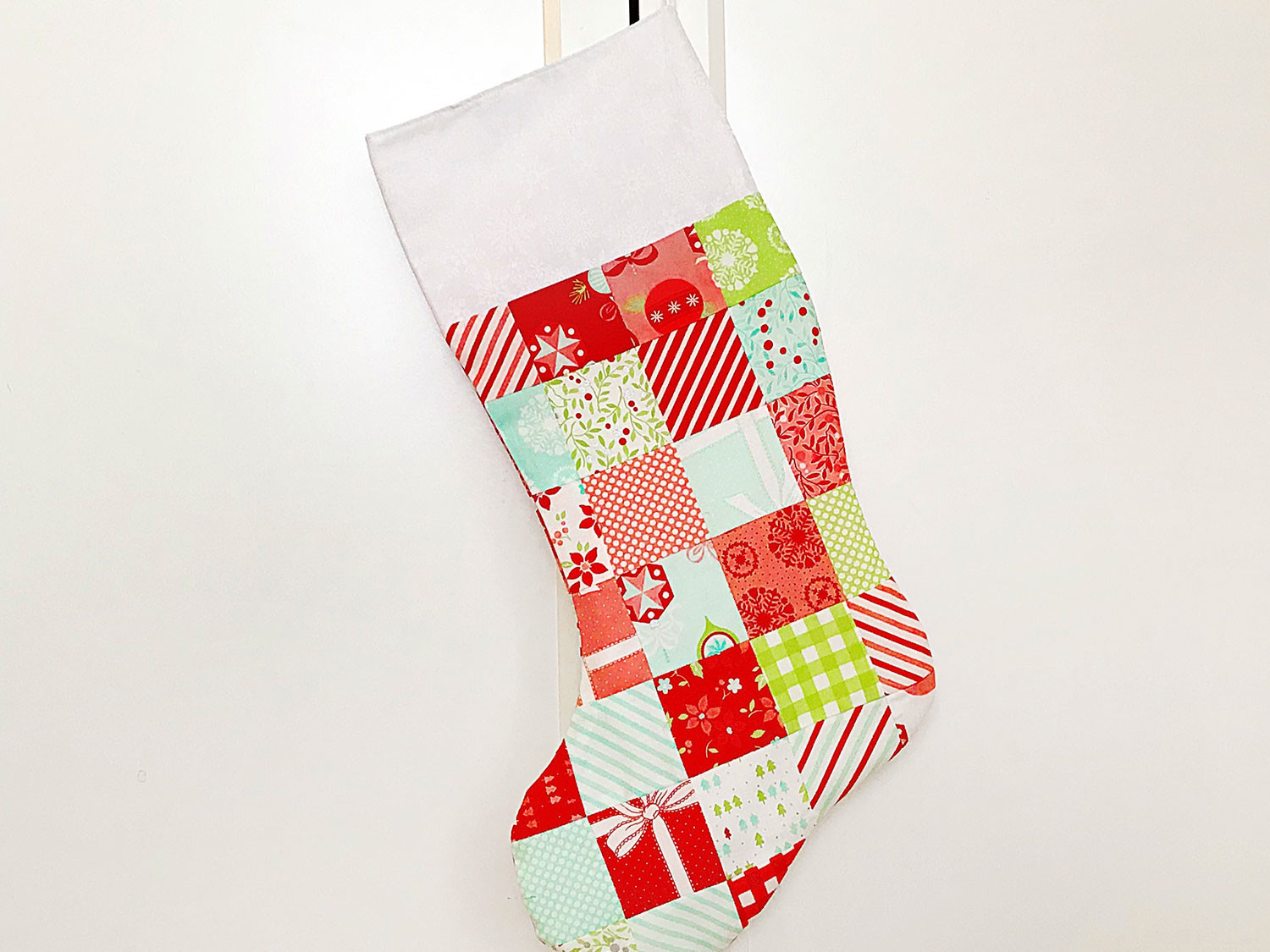 Scrappy Christmas Stocking