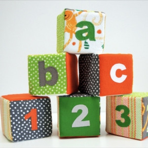 Foam Toy Blocks with Appliques