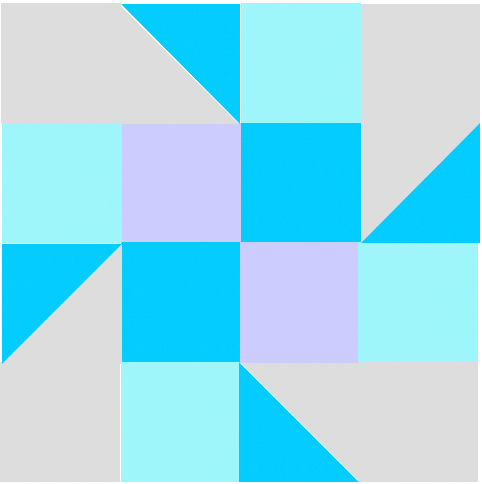 Scrap Busting Modern Sampler - GO! Beveled Edge 6" Block 2