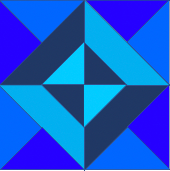 Scrap Busting Modern Sampler - GO!  6" Whisk Pattern Block 3