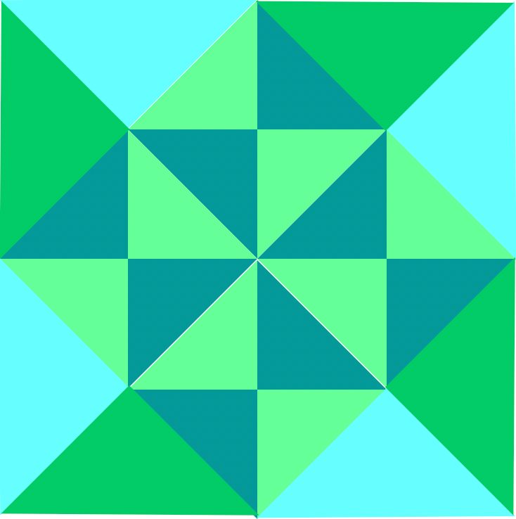 Scrap Busting Modern Sampler - GO! Peace and Plenty 6" Block 12