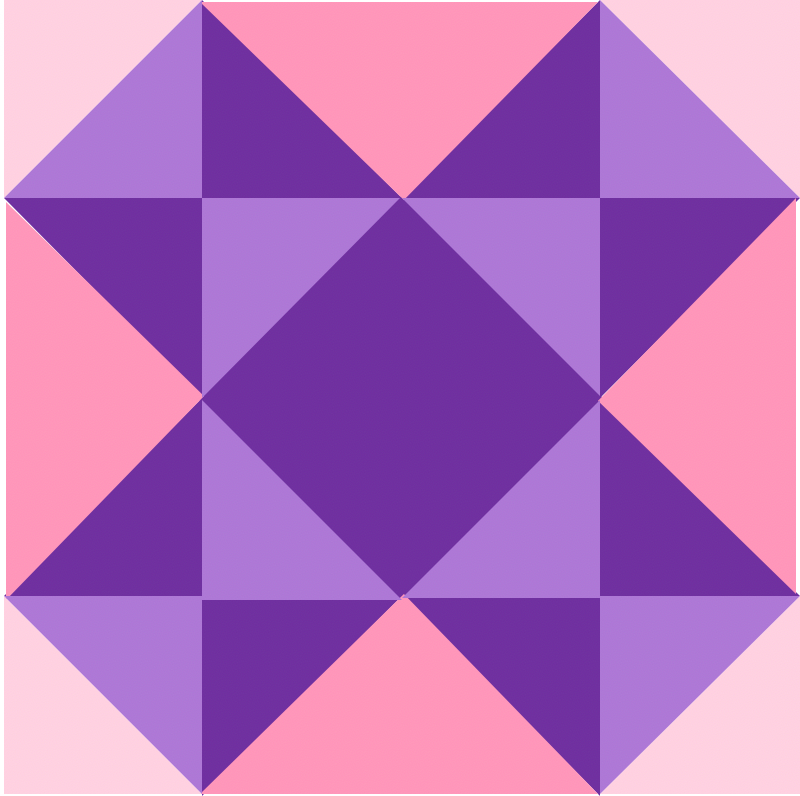 Scrap Busting Modern Sampler GO! Broken Dishes 6" Block 31