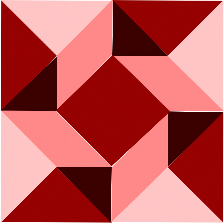 Scrap Busting Modern Sampler GO! Flying Triangles Block 36