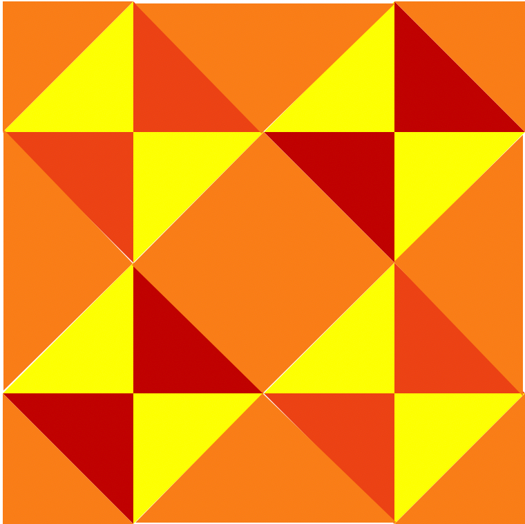 Scrap Busting Modern Sampler Block 38 Broken Dishes