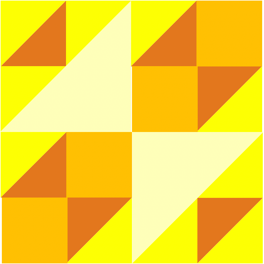 Scrap Busting Modern Sampler GO! Double X No. 1 6" Block 43