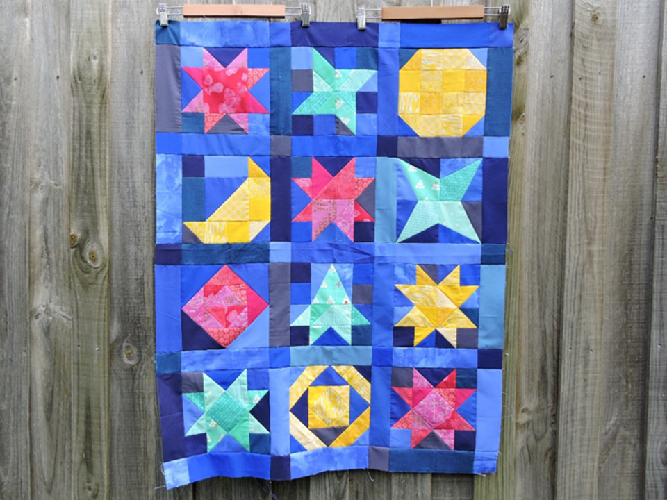 Stellar Block of The Month - Finishing The Quilt