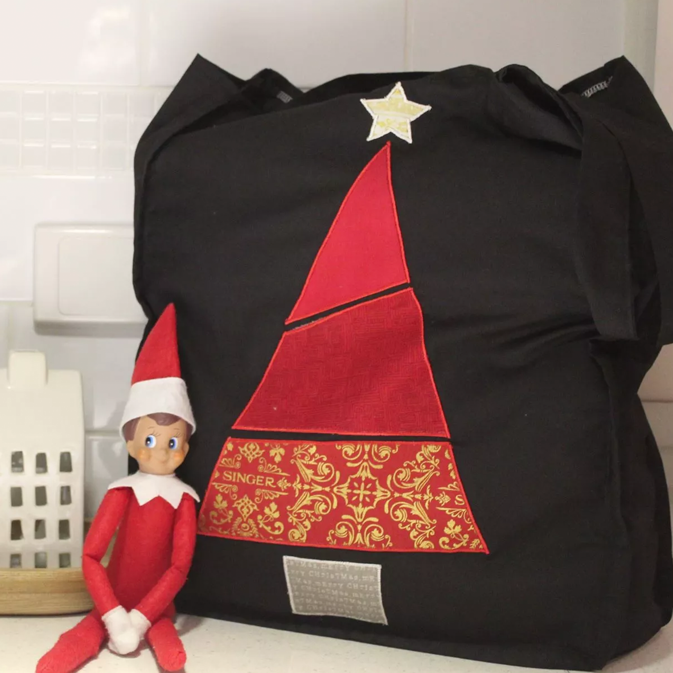 Tote Bag- Christmas Applique Edition