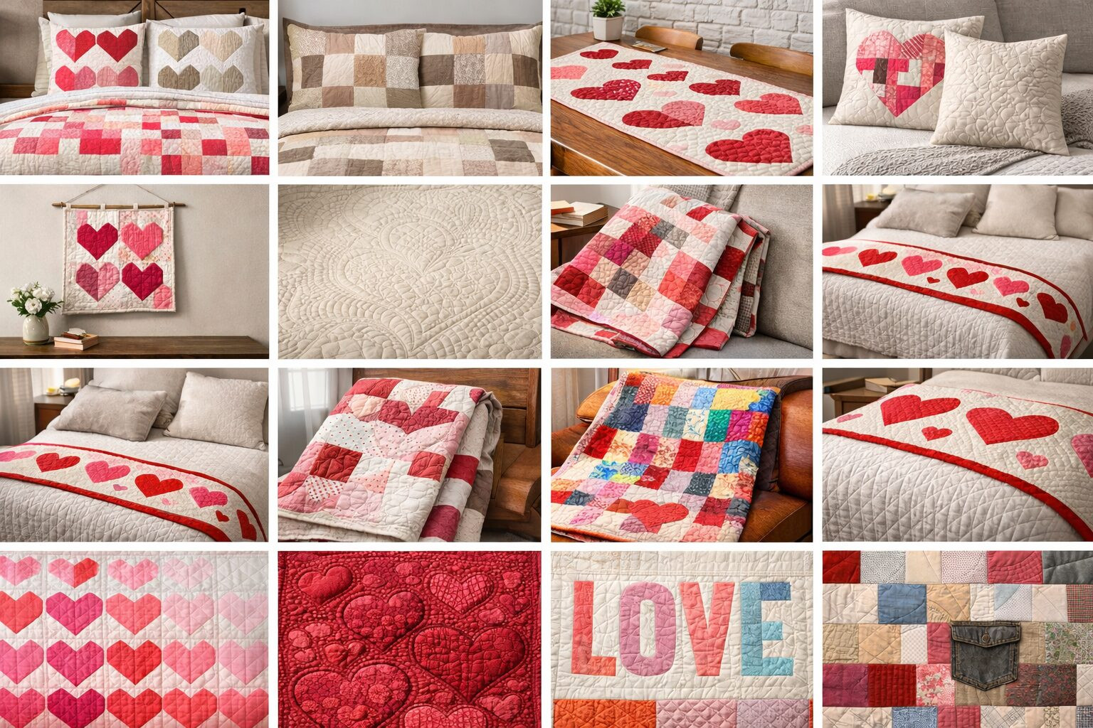 ❤ Made with Love: 15 Valentine’s Day Quilts for Gifting and Home Décor