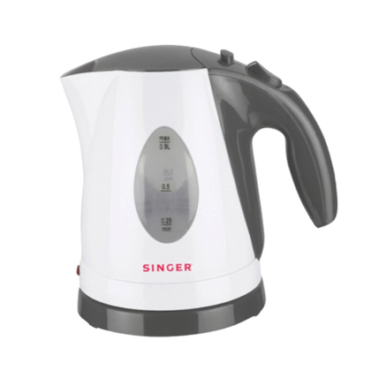 SINGER® 0.9 Cordless Kettle Angle 1