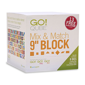GO! Qube Mix and Match 9" Block Colour Carton