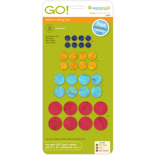 AQ55484 GO! Circle-1/2", 3/4", 1", 1 1/4"
