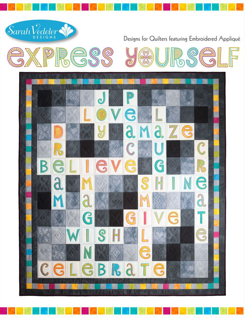 Express Yourself Embroidery Designs CD for GO! By Sarah Vedeler-0