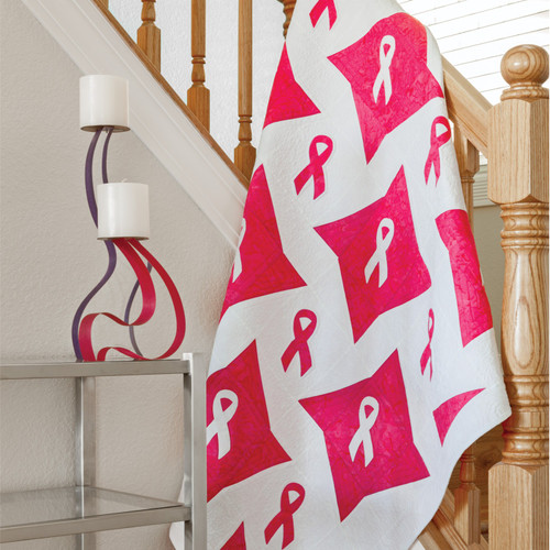 GO! Pink Ribbon Awareness Quilt Pattern-0
