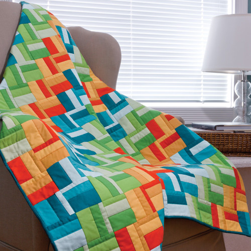 GO! Scrappy Rail Fence Quilt -0