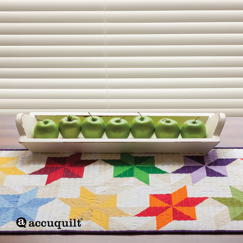 GO! Stretched LeMoyne Star Wide Table Runner Pattern (table)