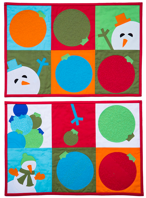 GO! Snowman Games Placemats