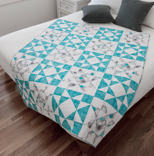 GO! Qube 12" Diamond Star Throw Quilt