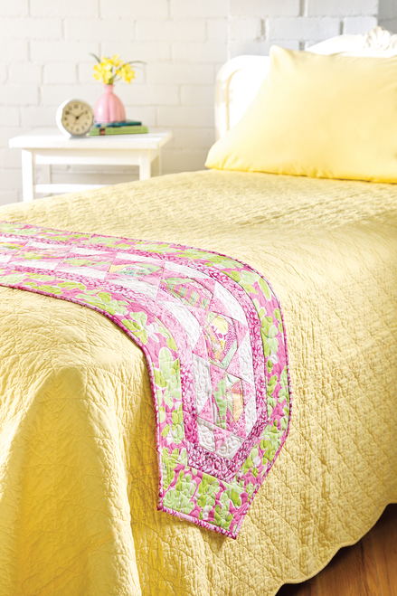 Crazy Hex Bed Runner by AccuQuilt