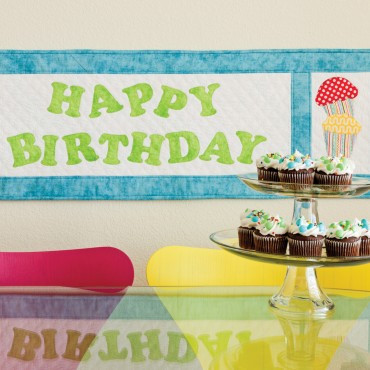 GO! Birthday Treats Table Runner
