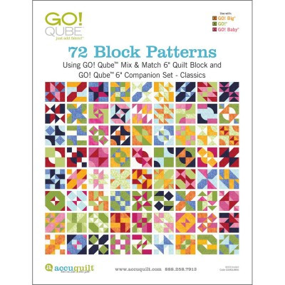 GO! Qube 6" Companion Set Classics-72 Block Patterns Booklet