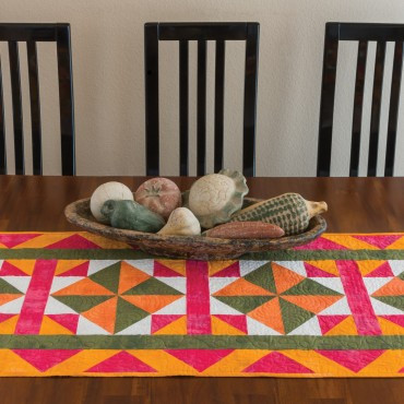 GO! Flying Windmill Table Runner Pattern