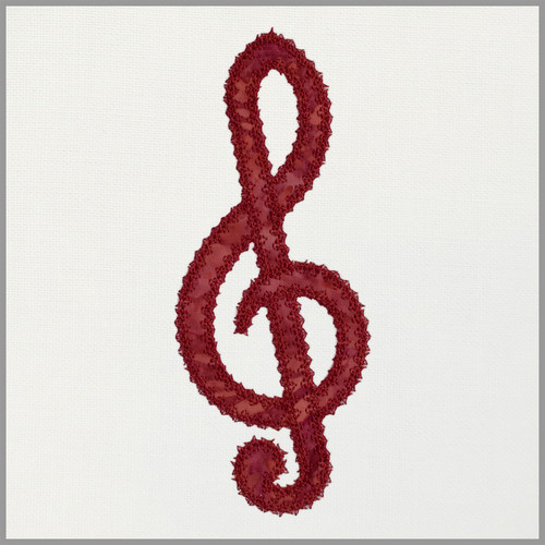 Treble clef motif