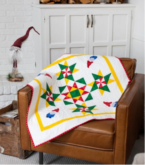 GO! Yuletide Gnome Wall Hanging Pattern