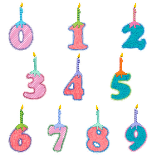 Numbers with Candles group