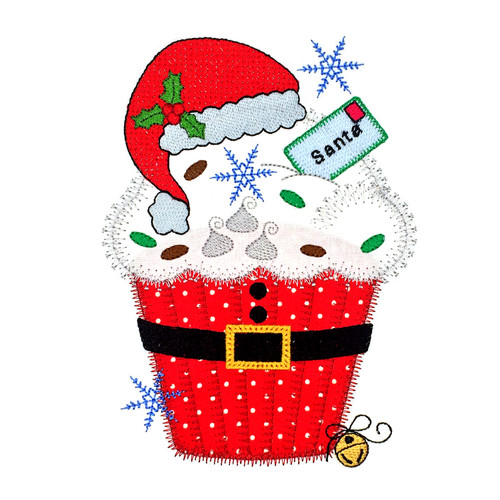 Santa cupcake
