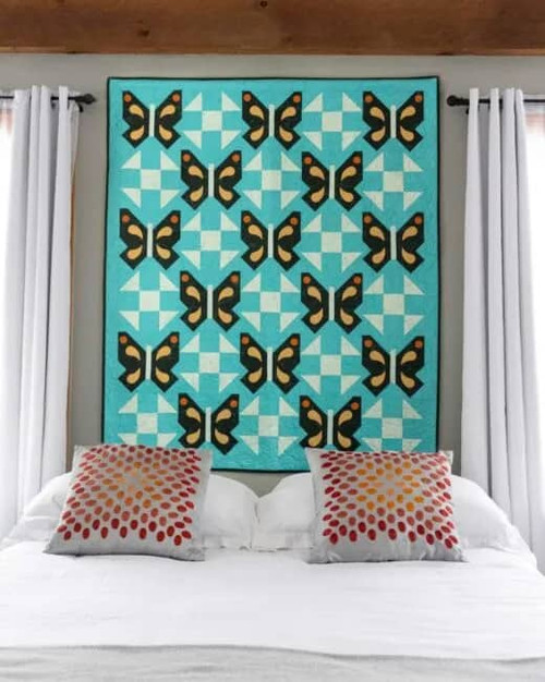 go! fancy wings throw quilt pattern