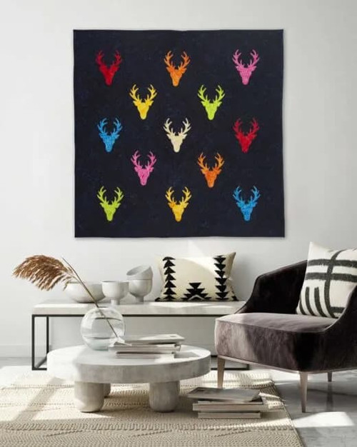 go! deer nation wall hanging pattern