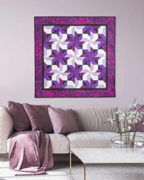 go! whirl and twirl wall hanging pattern