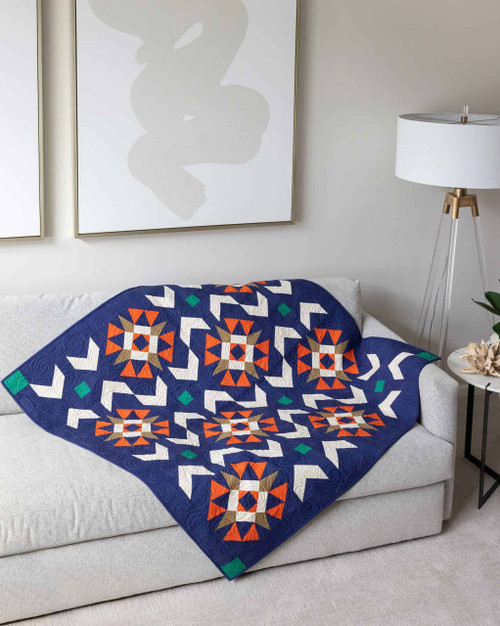 go! carolina blossoms throw quilt pattern
