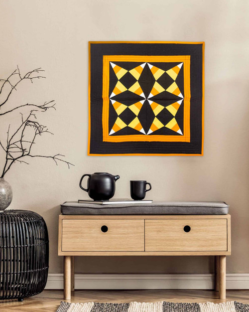 go! candy corn craze wall hanging