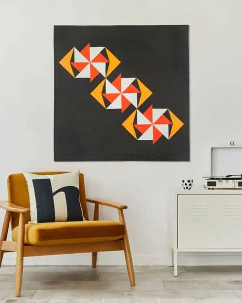 go! modern luck wall hanging pattern