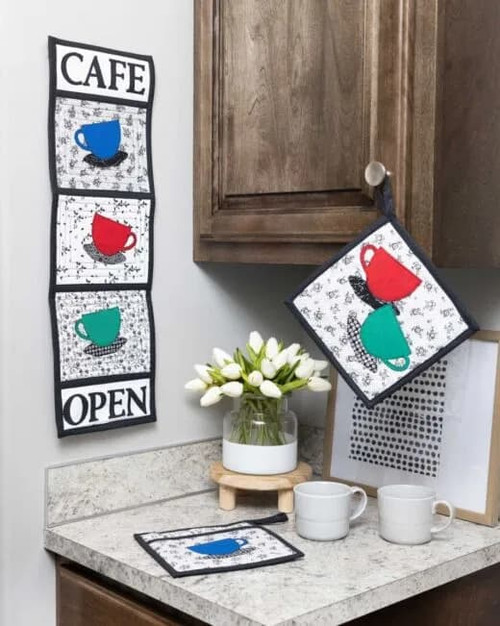 go! cafe wall hanging &amp; potholders pattern