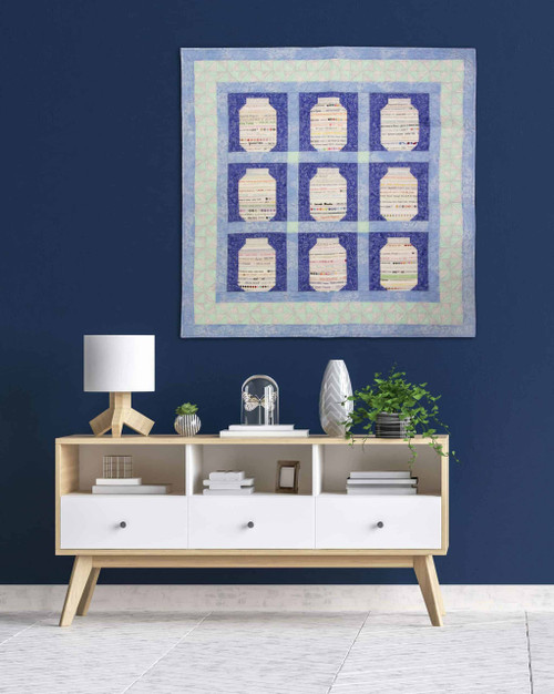 go! canning jar pantry throw quilt pattern