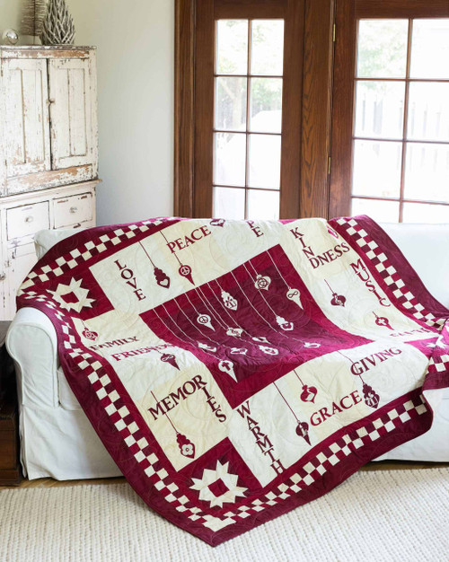go! the twelve gifts of christmas throw quilt pattern