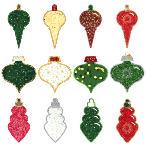 go! ornaments embroidery by v stitch designs