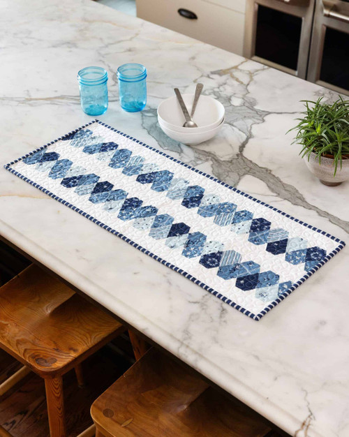 go! epp jewel table runner pattern