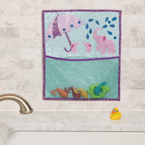 GO! Elephant Family Bathtub Toy Holder Pattern