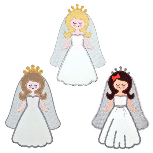 GO! Bride Set Embroidery Patterns by V-Stitch Designs