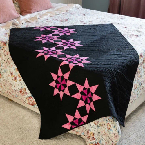 GO! Modern Enigma Star Throw Quilt Pattern