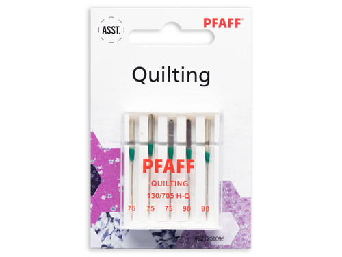 PFAFF assorted quilting machine needles pack designed for piecing and quilting projects
