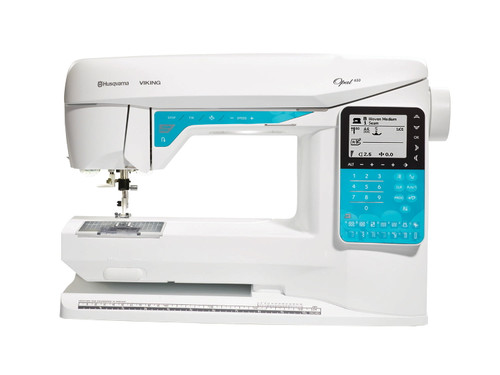 Opal 650 Sewing Machine - The front of the sewing machine showing the control panel - Husqvarna Viking Australia - 2
